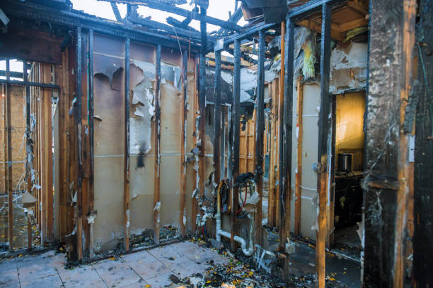 Professional Fire Damage Removal technician working in Milton, FL